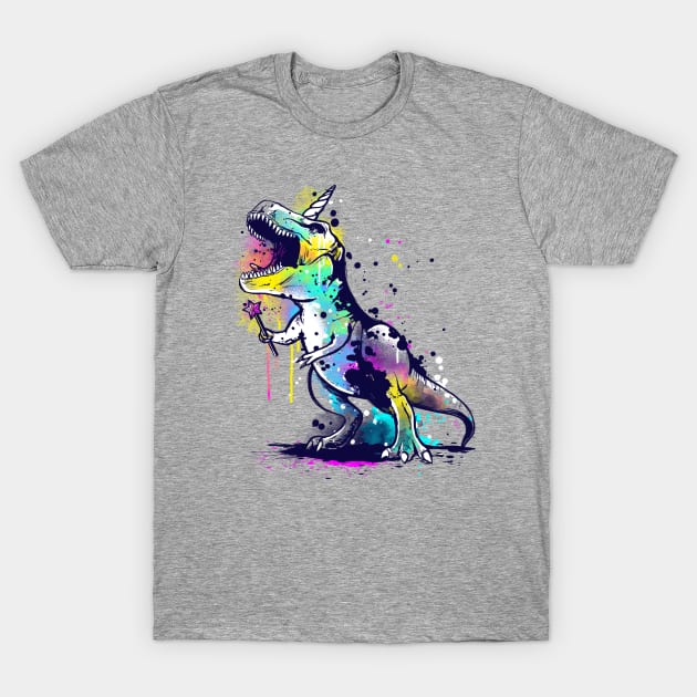 Unicornosaurus rex T-Shirt by NemiMakeit